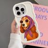 Cool Dog Case for iPhone 11 14 15 Plus 13 XR 16 Pro Max 8 12 17 Air Soft Phone Cover