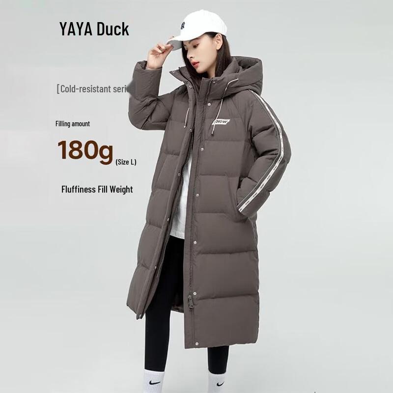 YAYA Women's Versatile Long Down Jacket
