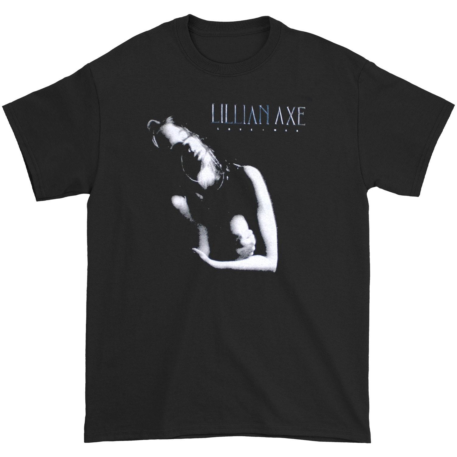 Men s Lillian Axe Love War T-Shirt Mens Womens Tees Top  Black M