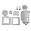 Pool Skimmer, High Efficiency ABS Replacement Skimmer with sy Assembly and   Lasting Performance for   Ground Pools and Liner Pools