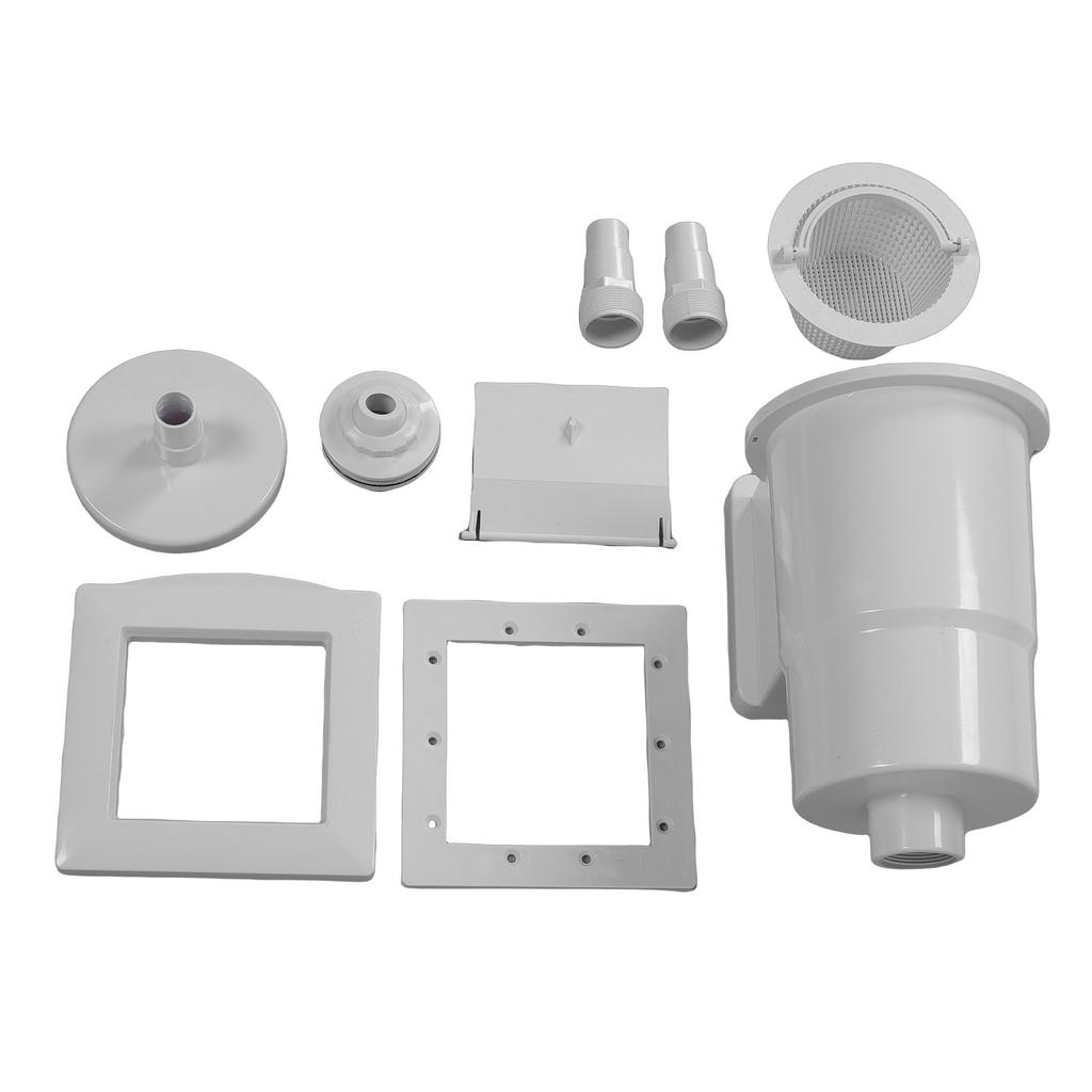 Pool Skimmer, High Efficiency ABS Replacement Skimmer with sy Assembly and Lasting Performance for Ground Pools and Liner Pools