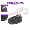 4-pin Left Right Door Side Wing Mirror Glass Heated Clear Rear View Rearview LH RH For BMW E82 E88 E90 E91 E92 2009-2013