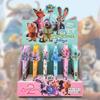 6/12/18 Stück Zootopia Schwarzer Tintenstift Schüler Schreib Zeichen Gel Anime Figur Schreibwaren Weihnachtsgeschenke 0,5 mm Positionierbar Gelenkig Maßstabsgetreu Detailliert Beweglich