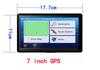 7Inch Touch Screen Car Truck GPS Navigation 8GB 128MB with Canada Mexico US Maps