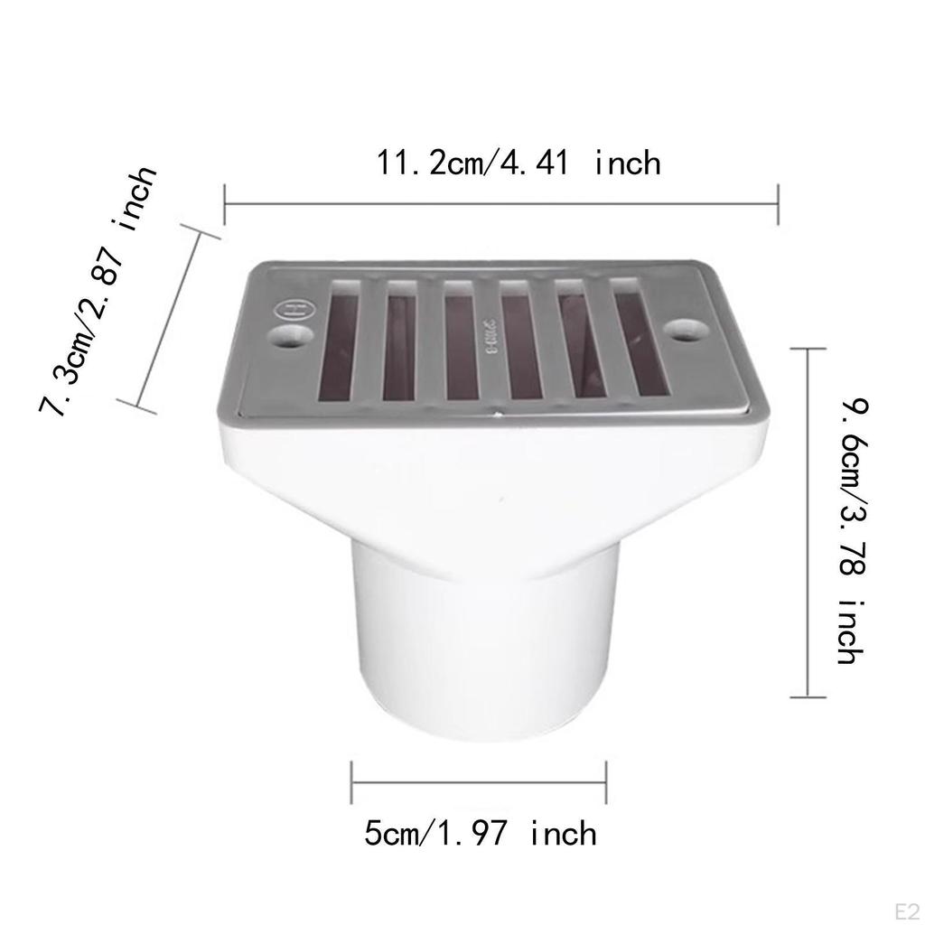 Floor Drain Cover Part Equipment PP Underground Pool Water Outlet for