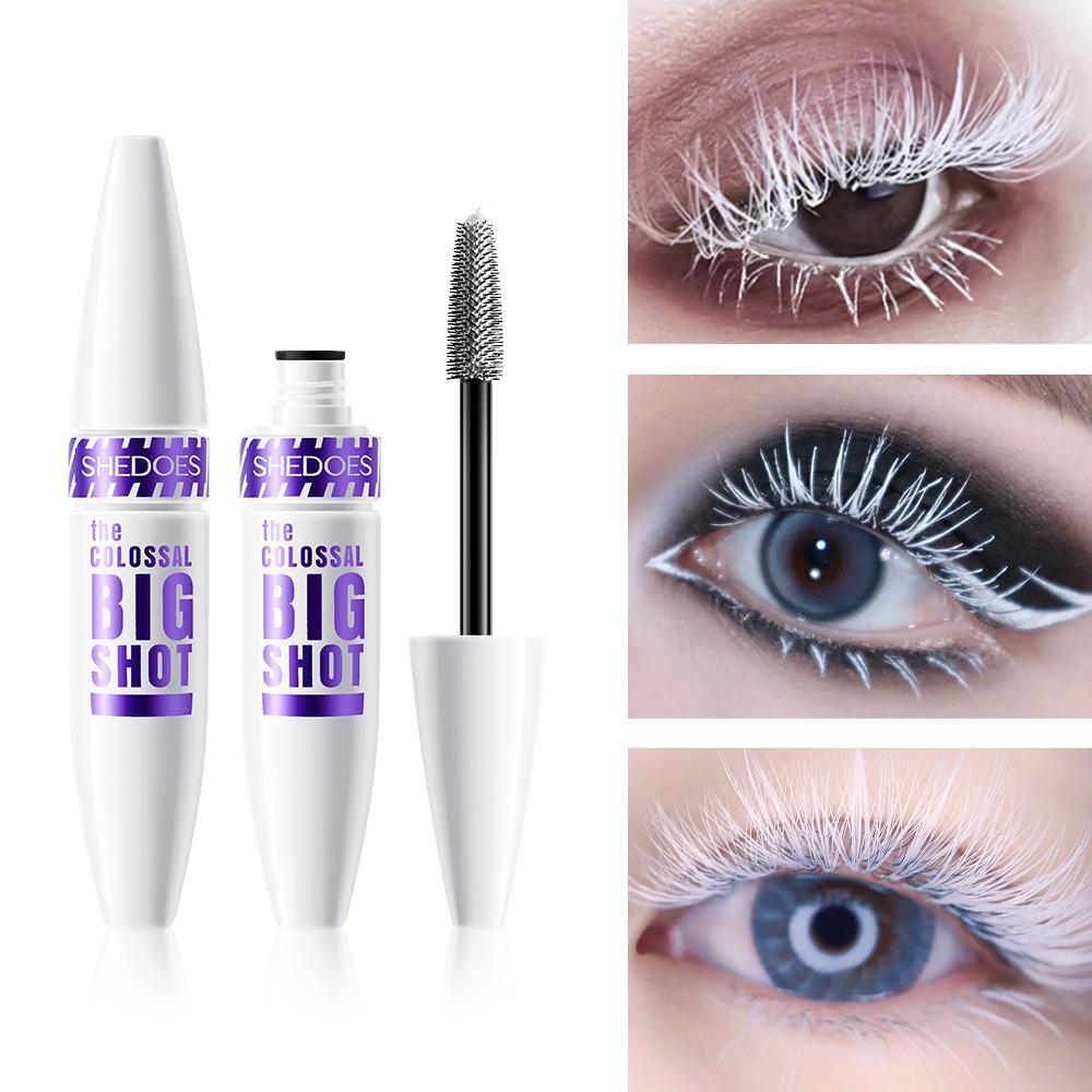 Nature Curling et mise en forme Base blanche imperméable pour les yeux noire Pas facile à appliquer Base de maquillage
