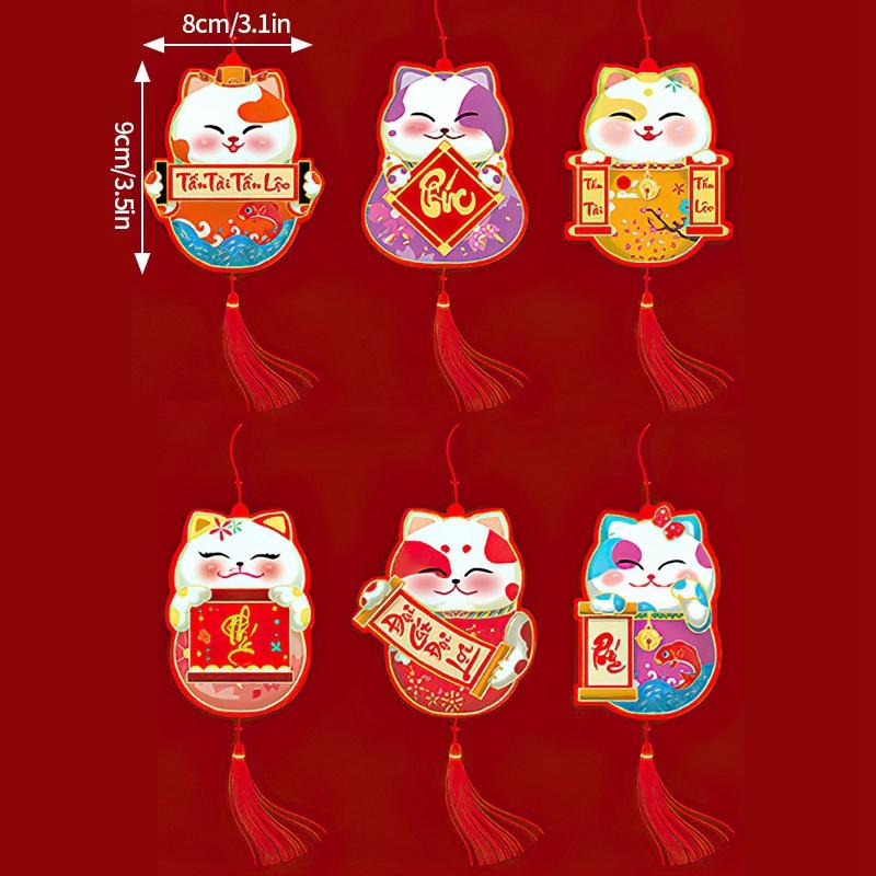 2025 Spring Festival Pendants Chinese Lunar New Year Decoration Hanging Craft Ornament Wealth Tree Decor Pendant Home Decoration