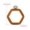 Imitated Wood Embroidery Hoop Hexagonal Embroidery Hoop Hexagonal Hoop for Craft