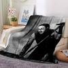 Dark Performance Artistry Blanket Soft Throw Blanket For Home Bedroom Bed Sofa Travel Office Solid Christmas Blanket