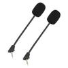 2 ST Mikrofonersättning för Kingston HyperX Cloud Alpha Trådlöst Gamingheadset Brusreducerande 3,5 mm Löstagbar Mikrofonbom