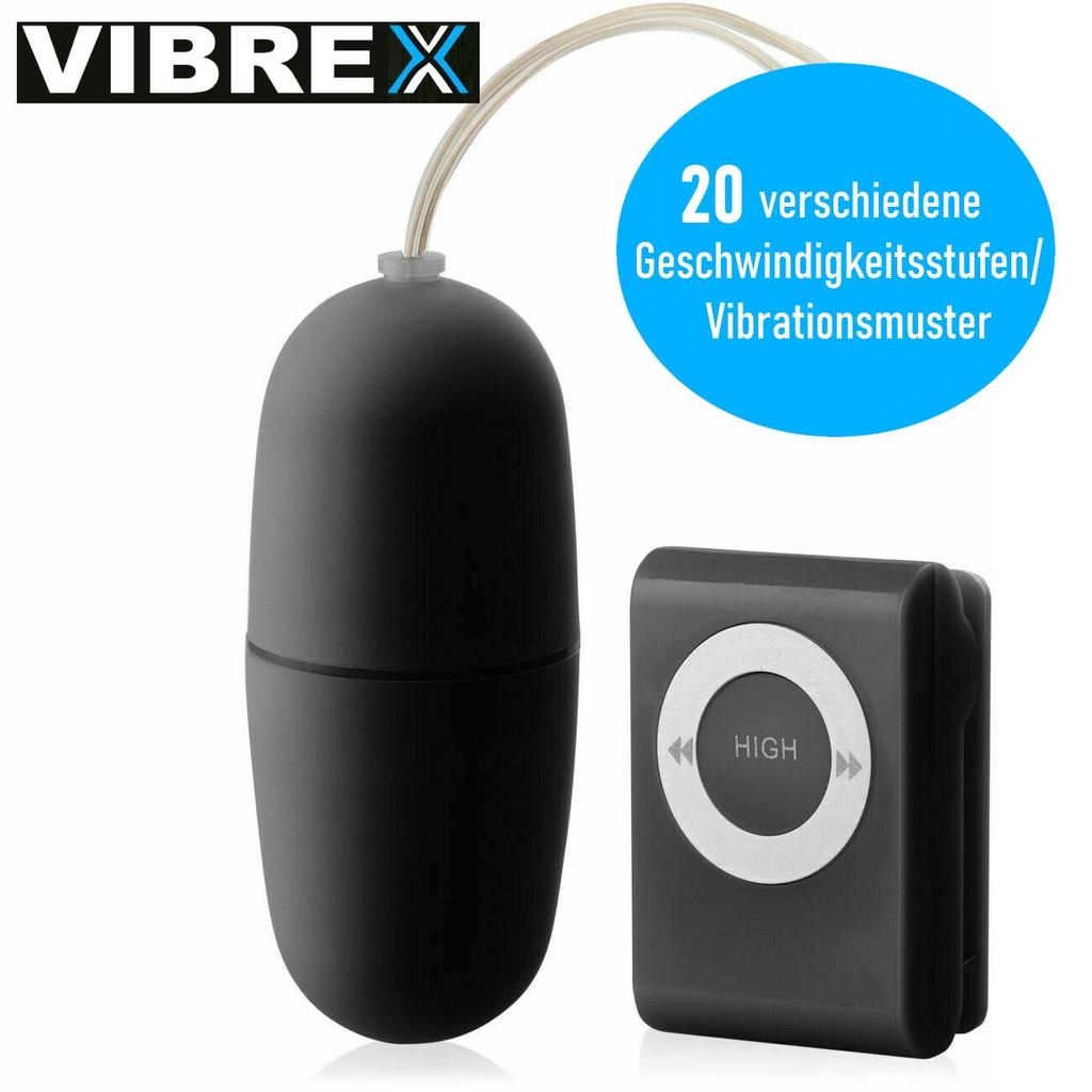 VIBREX Vibro Egg Massage Remote Control Mini Vibration Toy Love Balls