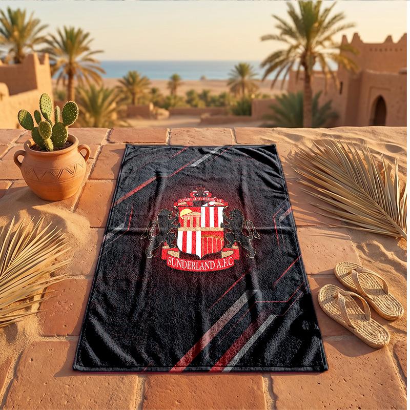 Asciugamano da Spiaggia Tema Sunderland Morbido Asciugatura Rapida?Asciugamano Asciutto Per Vacanze Estive Al Mare Nuoto