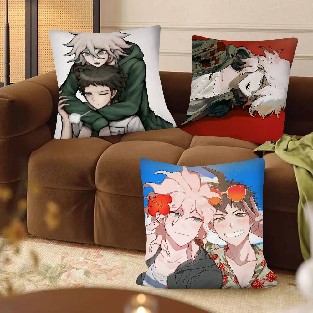 1Pc Nagito Hajime K-Komahina Pillow Case Fashion Square Pillowcase Bedroom Sofa Room Ins Decoration Leisure