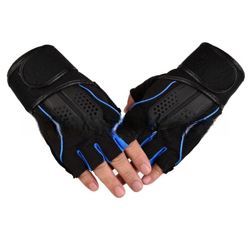 IRONWOLF Fitness Half-Finger Workout Gloves with Wrist Support
