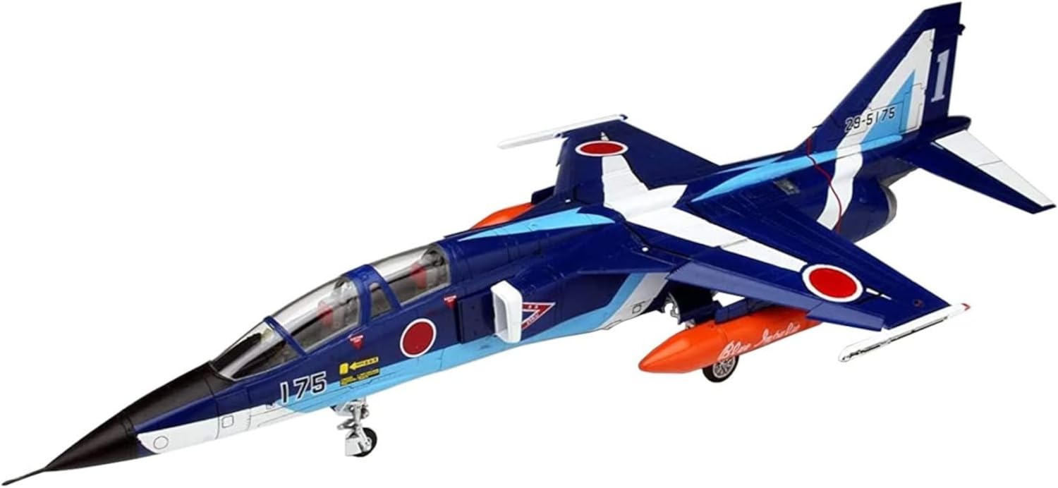 

PLATZ Scale Air Force Blue Impulse Plastic Model Kit with Pilot First Press Limited Edition 1/72 Self-Defense T-2 AC-103 Figure,