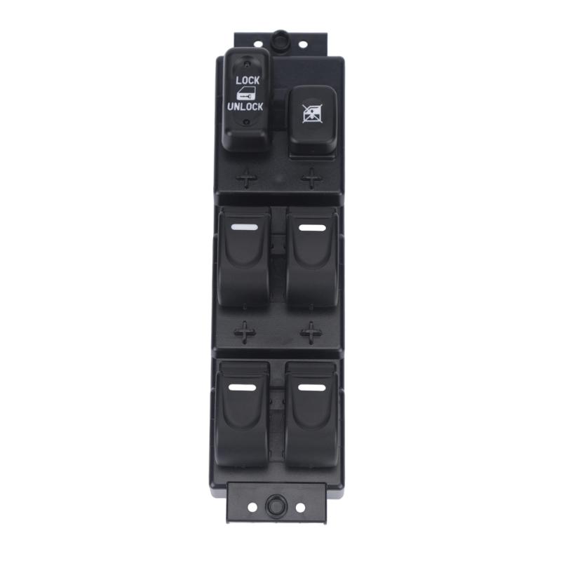 Car Door Glass Button Panel Window Switches for Great Wall Driver Repair, Black ABS Housing, Four Button Layout, Part 3746500-K80-0089 for Daily Car