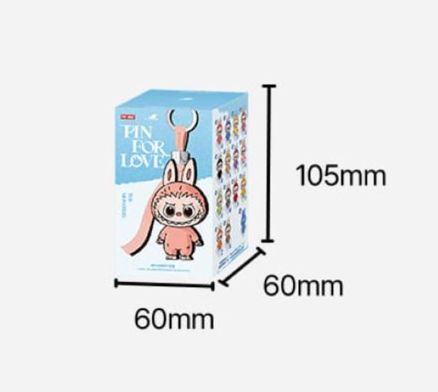 POP MART LABUBU THE MONSTERS Pin for Love Series - Vinyl Plush Pendant Blind Box (N-Z) | Random 1 of 15