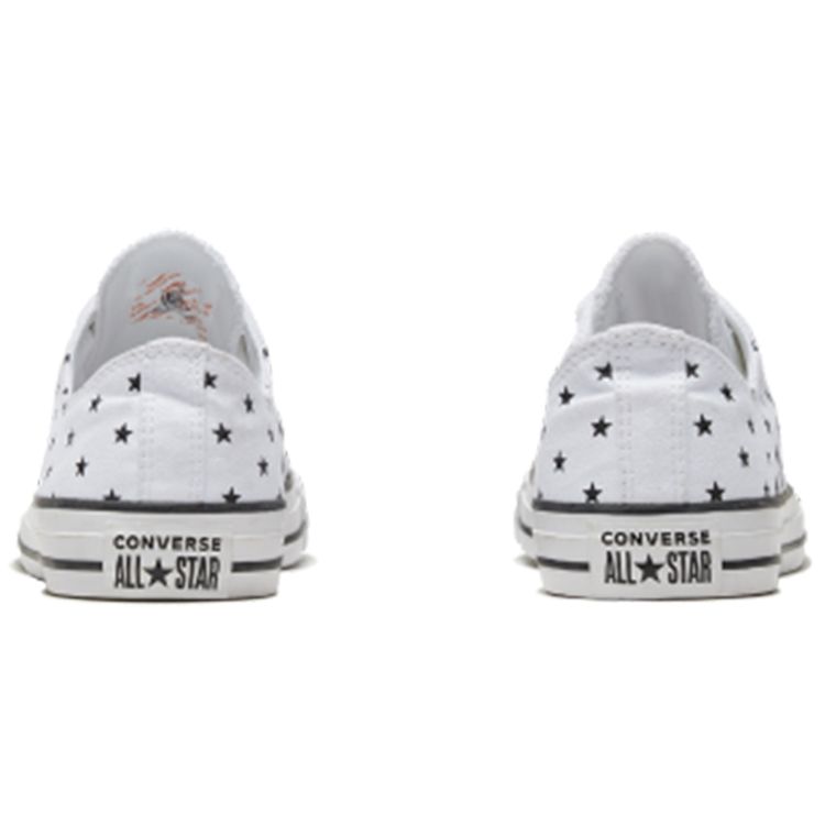 Converse Chuck Taylor All Star Sapatos de Lona Confortáveis de Cano Baixo Tênis Unissex Preto Branco 167837C