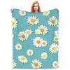 Little Daisy Printed Flannel Blanket Office Student Dormitory Flower Nap Blanket
