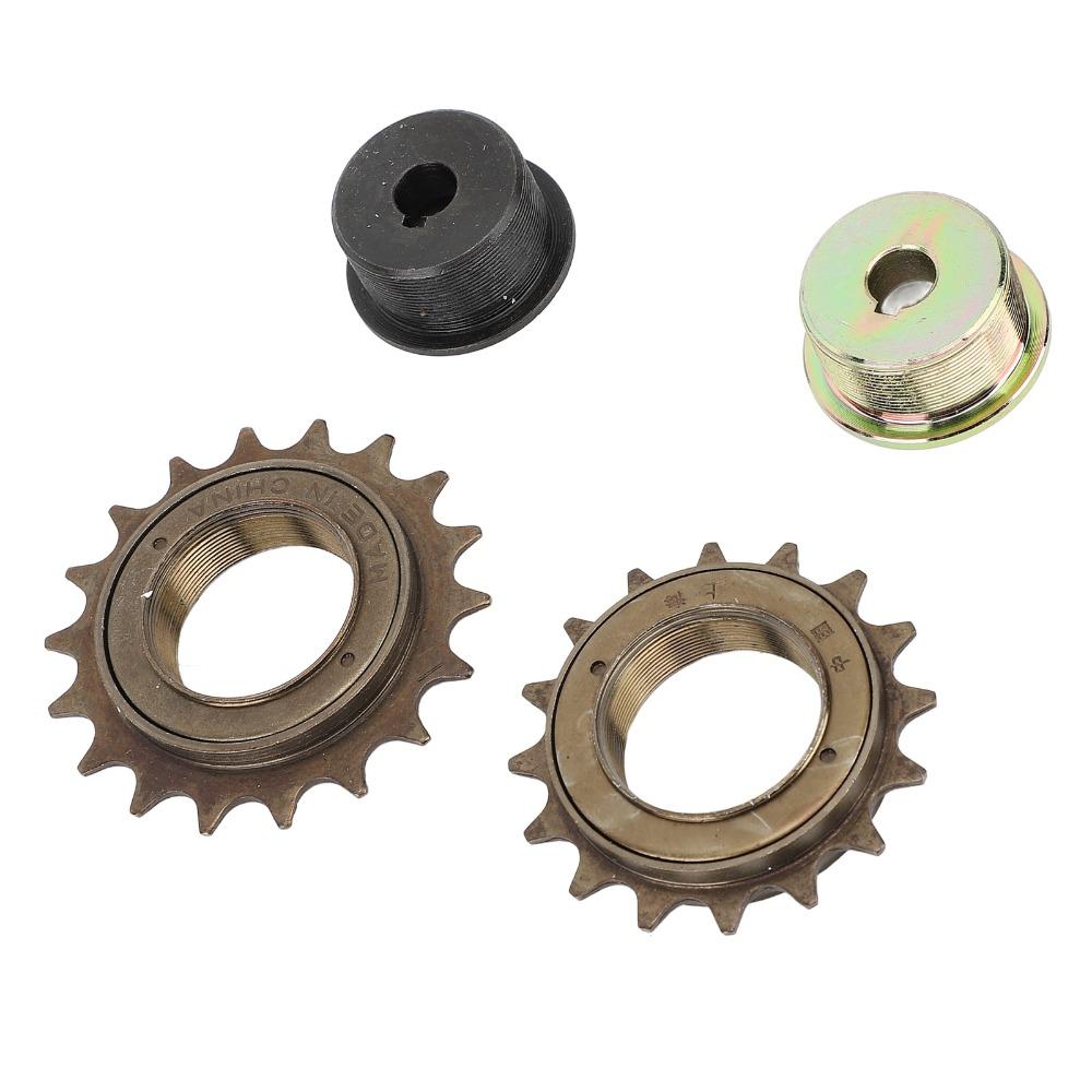 2PCS 16T 18T Bike Freewheel Adapter Set Cycling Freewheel Adapter Set  Bike Modification