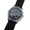 SEIKO Chronograph Japanese black textile watch SND399P1, movement, band, men's , model