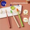 Adult Soft Bristle Toothbrush 3-Pack with Silver Ion Antibacterial Wide Head