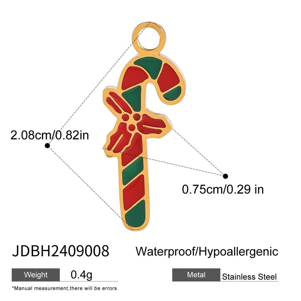 Jieding Stainless Steel Christmas & New Year Bracelet: High-End European & American Party Bangle