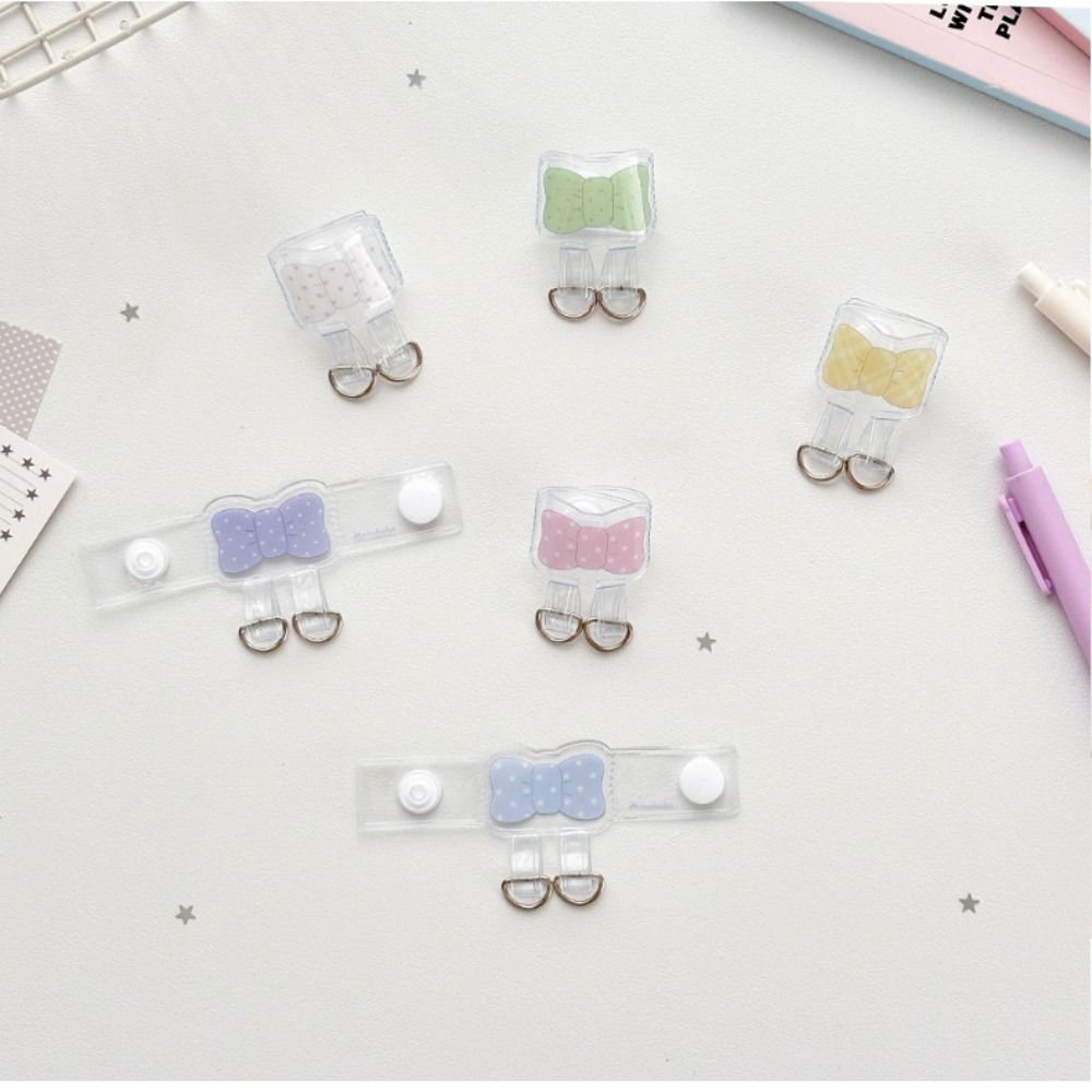 Transparent Bag Extender Buckle Bowknot Ita Bag Buckle Creative Pendant Buckle Gift