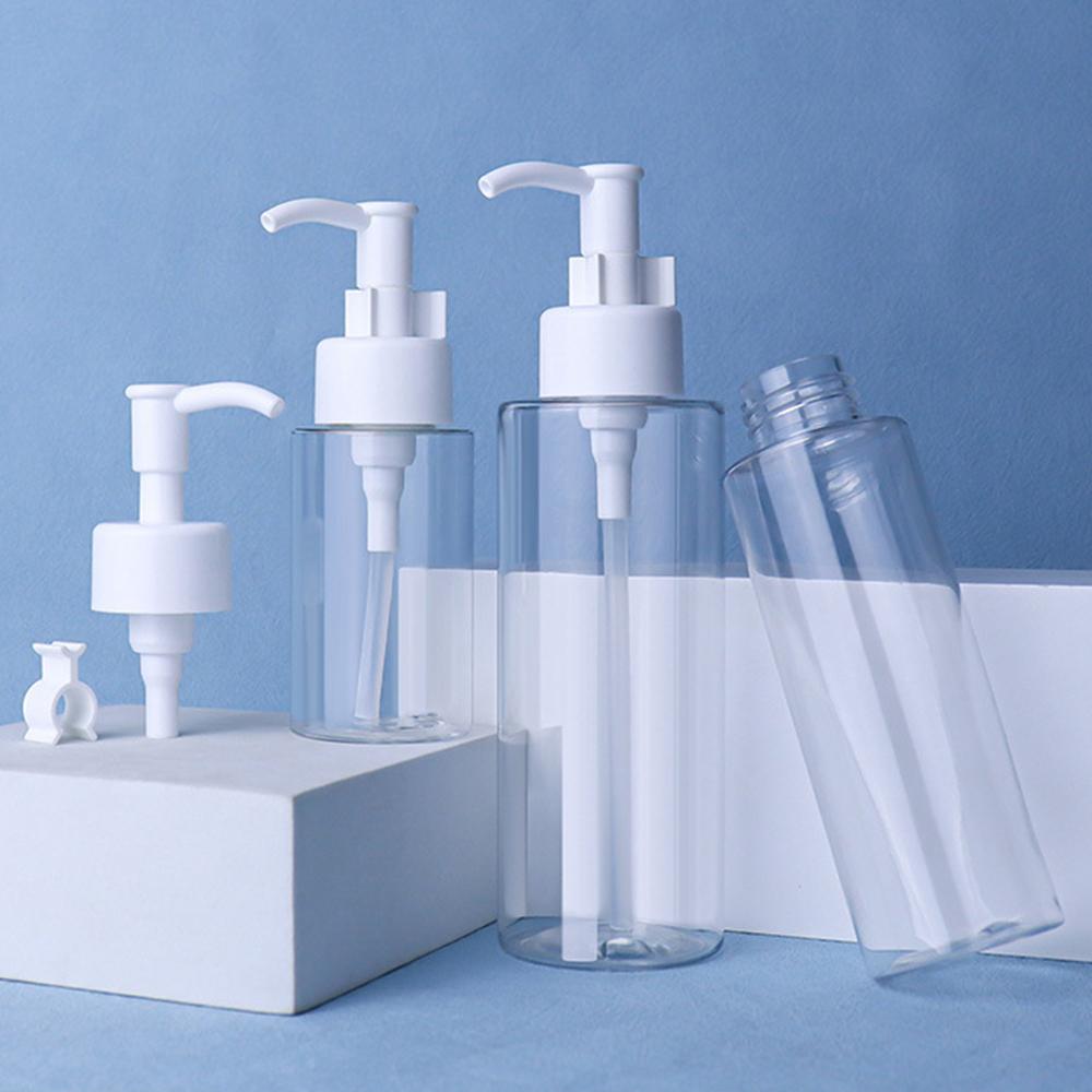 

200/300/500ml Pump Bottle Dispenser Clear Shower Bottles for Shampoo Conditioner Lotion
