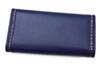 Key Case 4 Rows Brand Stripe Inset Detail Genuine Leather Special Box Included [Paul Smith] Men's (Blue)