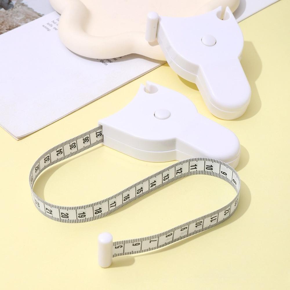 Portable Fitness Telescopic Health Tape Measure With Handle Torch Y-shaped Tape Measure Waist Circumference Tape Measure