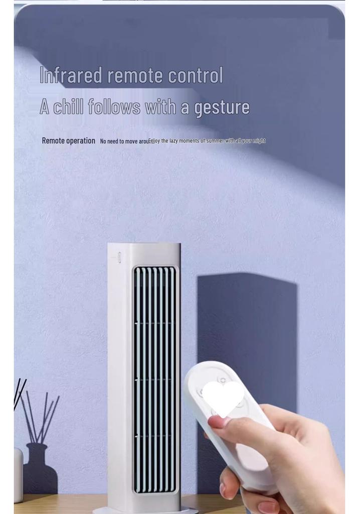 Silent Bladeless Wall-Mounted Fan for Cooling Bedrooms & Bathrooms
