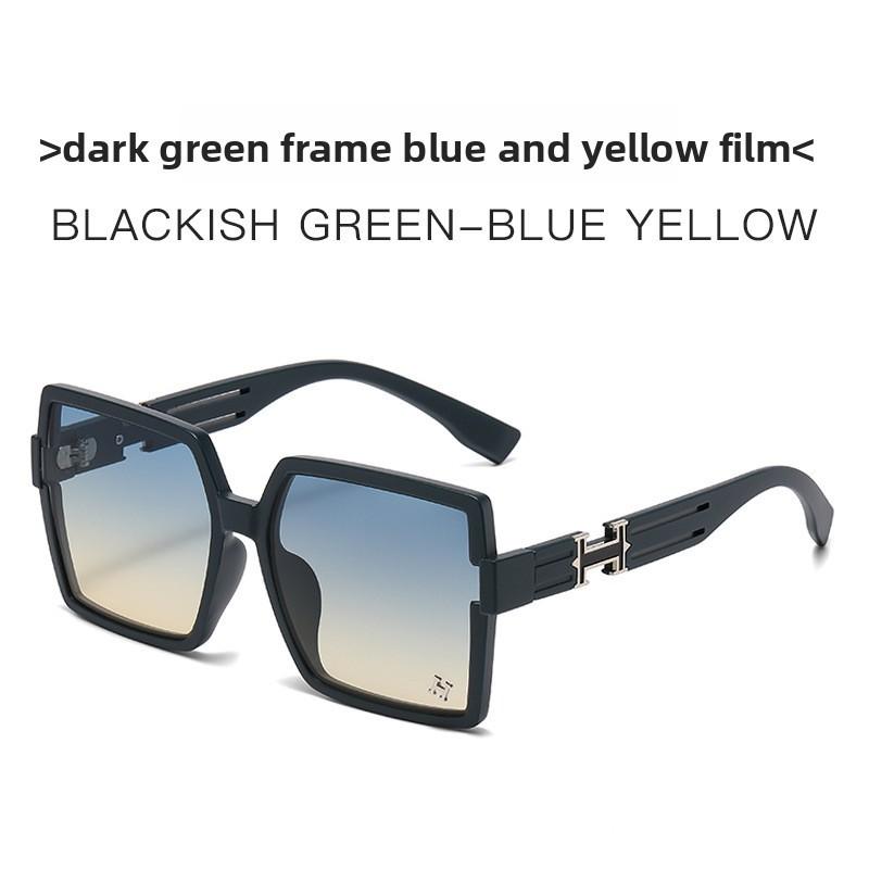 Pc Frame Oversized Sunglasses For Women With Uv400 Protection And Fashionable Style For Travel And Parties