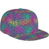 Cute Neon Colorful Leopard Cheetah Print Baseball Cap for Men Women Adjustable Trucker Hat Snapback Sun Cap Lightweight Unisex