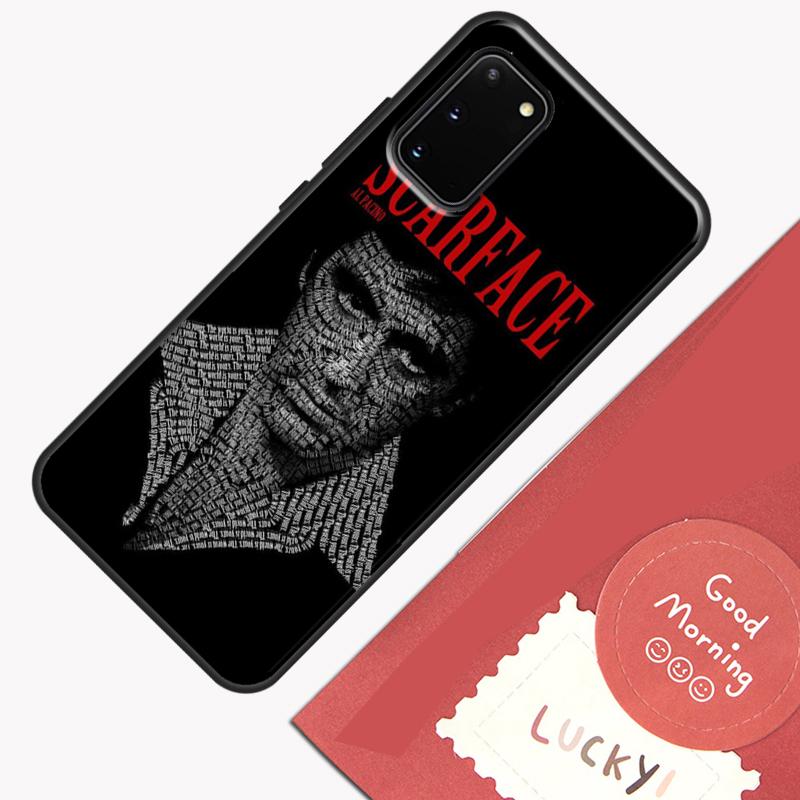 Scarface Tony Montana Film Phone Case For Samsung Galaxy S23 S26 Ultra S20 S21 S22 S24 S25 Plus S10 S25 FE Cover Shell