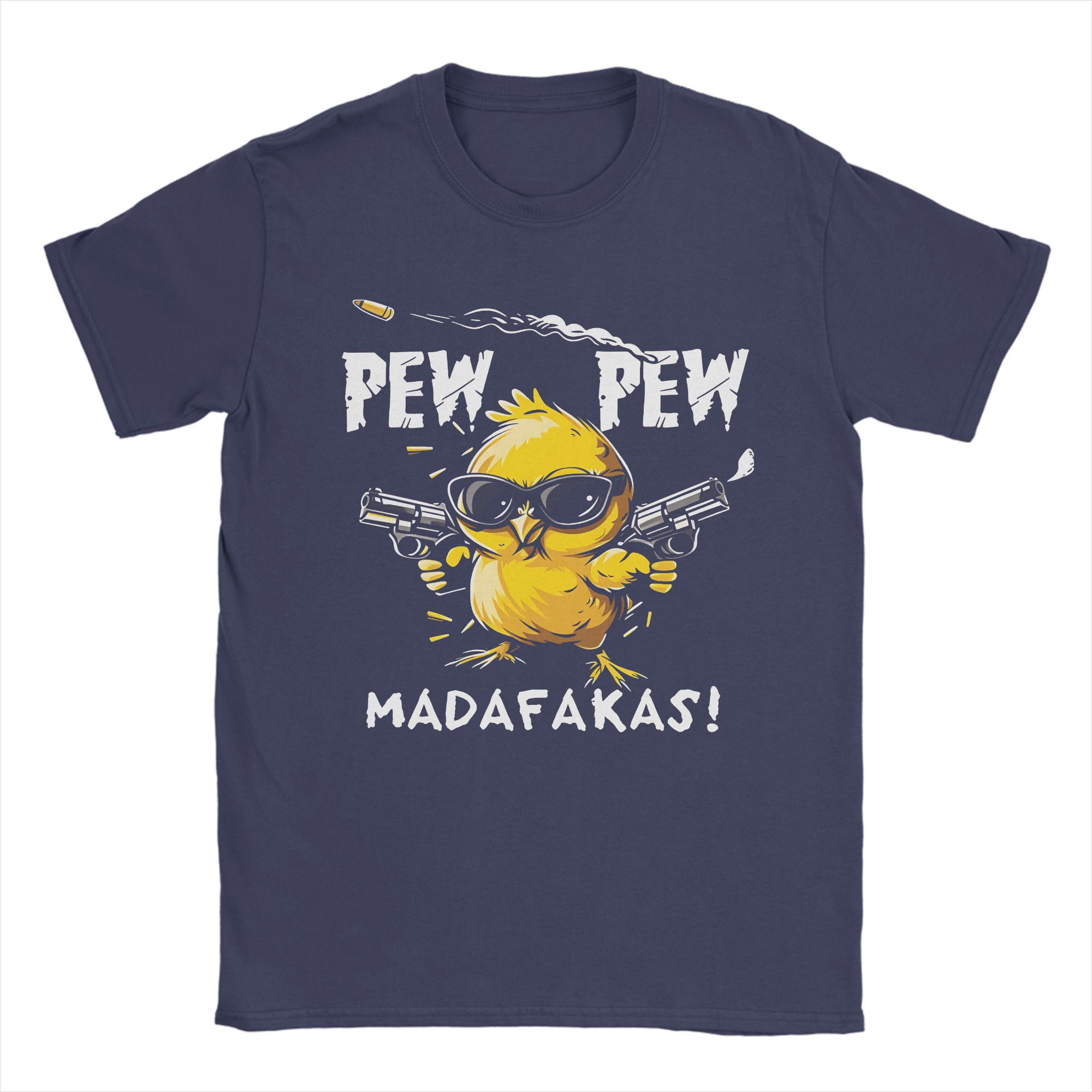 

Awesome Pews Pews Funny Chick TShirt for Unisex Crew Neck Pure Cotton T Shirt Short Sleeve Tee Shirt Gift Idea Tops 4XL