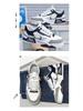 Niche Versatile Height-Increasing White High-Top Sneakers for Men - Trendy Casual Sports Shoes for Spring, Summer, and Autumn.