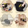 Pet Hair Remover Brush Kitten Hair Removal Gloves Deshedding Brush Glove for Dog Cat Double-Sided Fur Hair Cleaning Glove Carpet