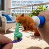 2 PCS Funny Cat Butt Toothpaste Squeezer, Orange Cat Tail, No Battery Needed