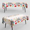 Disposable Tablecloth Cartoon Birthday Party Supplies Solid Color Picnic Table Cover Waterproof Oil-Proof Heavy Duty Rectangle Table Decor 6 Pack