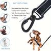 4 In 1 Heavy Duty Bungee Large Dog Leash Padded Handles Reflective Elastic Seat Belt for Training Safe Travel Medium Dog Supply