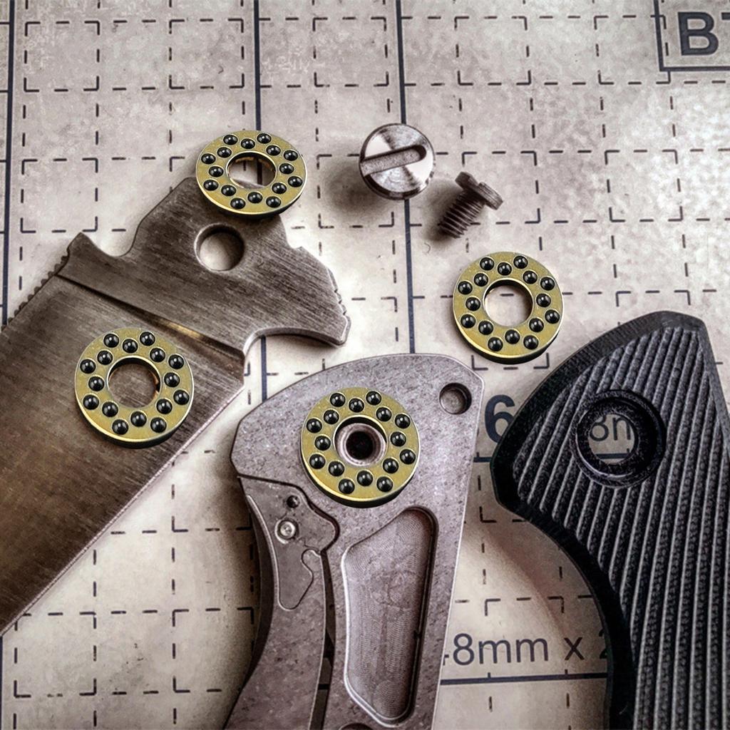 Durability Ceramic Ball Bearing Knife Enthusiast Bearings Copper Frame Bearing for Professional Technicians