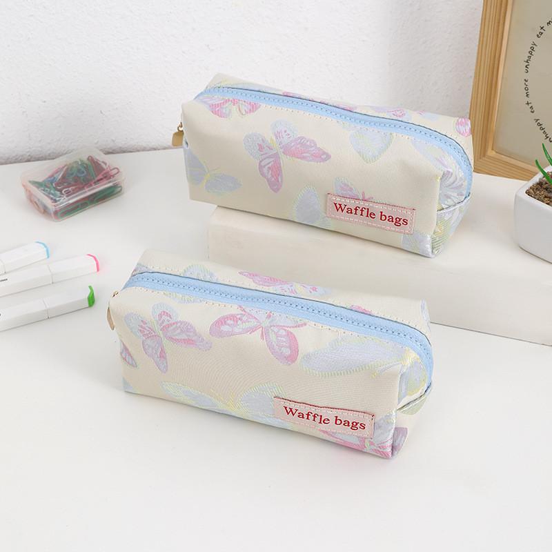 Elegant Korean Style Butterfly Storage Pouch For Home Office And School Supplies