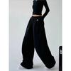 VIONA Y2K Harajuku Wide Leg Sweatpants Women Streetwear Baggy Oversize Gray Sports Pants High Waist Drawstring Casual Joggers Trousers
