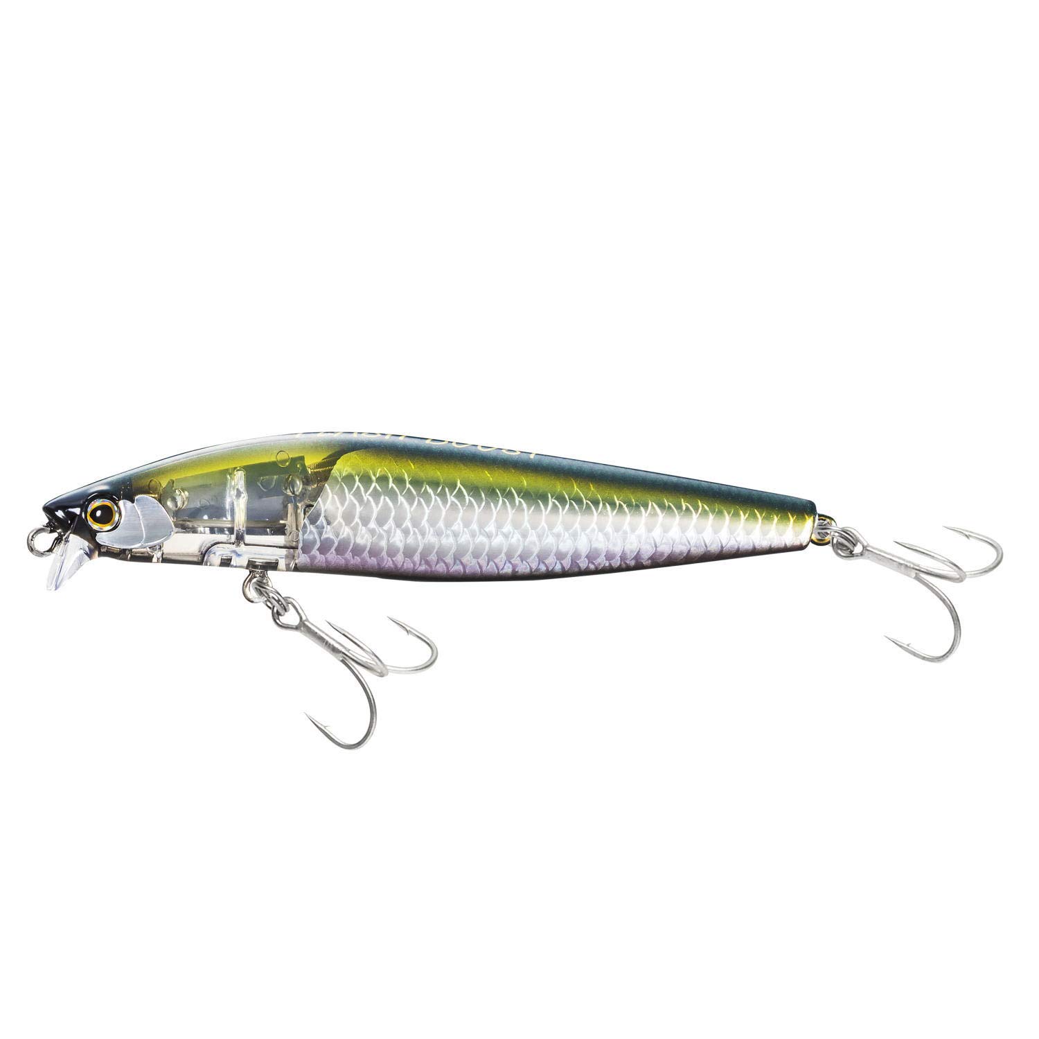 

Shimano Exsence Shallow Assassin 99F Flash Boost 007 F Black Lure for Seabass XM-199S