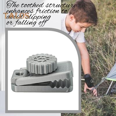 1/2/3/4Pcs Camping Rope Clamp Tarp Clip Heavy Duty Lock Grip Camping Tent Fastener Holder Canopy Awning Shade Cover Clamp