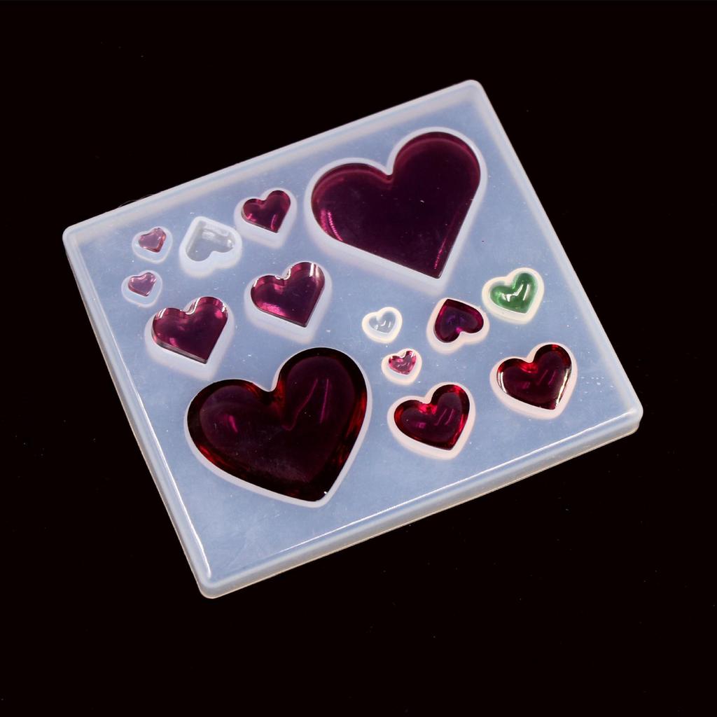 Heart Silicone Fondant Candy Mold Chocolate Mold Cake Moulds For Valentine's Day Mousse Cake Baking French Dessert Brownie