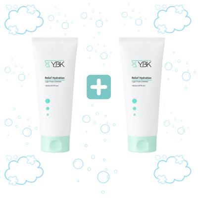 YBK Relief Hydration Leichter Schaumreiniger 150ml, 150ml, 2 Stück