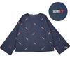 SOMETHING ACOUSTIC Spandex Denim All-Over Embroidery Shirt