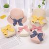 Children's Sun Hat Girls Sun Hat Summer Straw Hat Small Bag Set Princess Beach Summer Sun Protection Bucket Hat